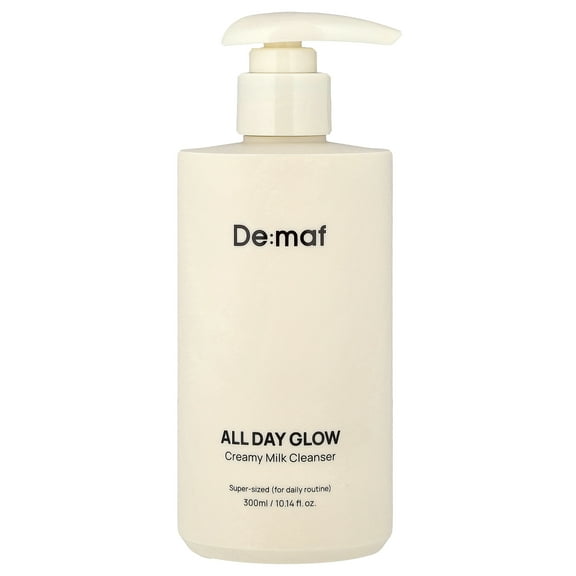 De:maf All Day Glow, Creamy Milk Cleanser, 10.14 fl oz (300 ml)