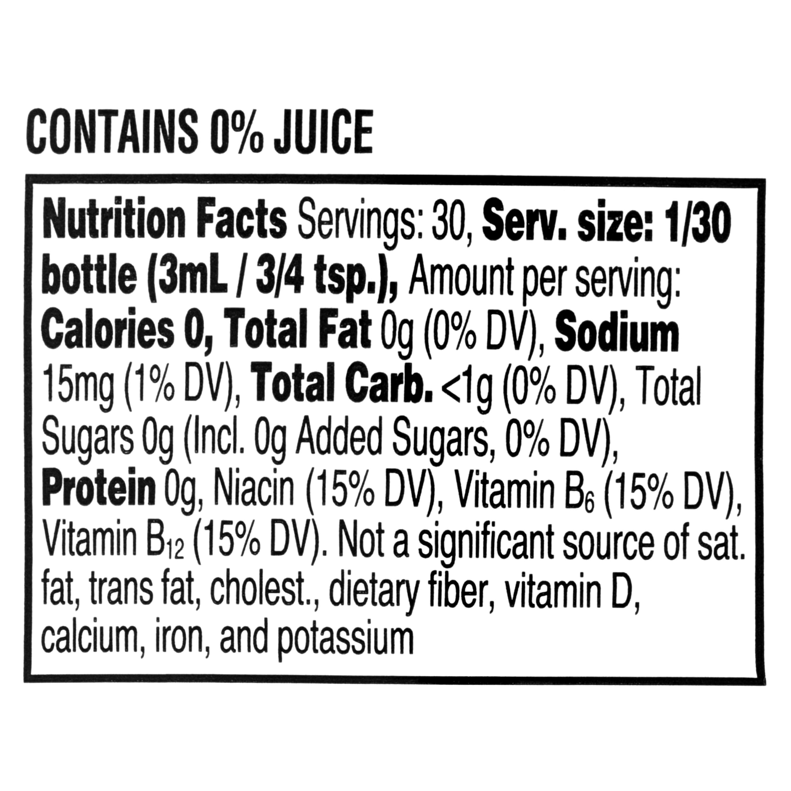Great Value Strawberry Pineapple Energy Drink Enhancer, 3.11 fl oz Bottle