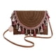 thumbnail image 1 of Bolso cruzado de mujer con borlas Bolso tejido de paja informal de verano para ir de compras (café) Tmvgtek Para Estrenar, 1 of 8