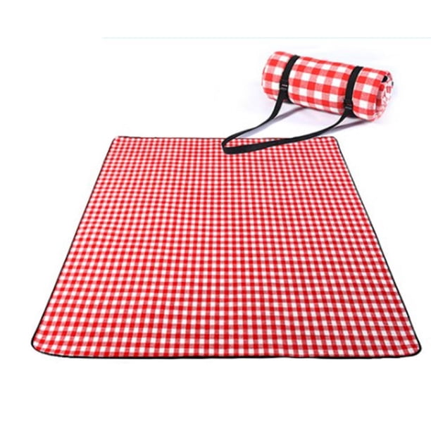 Manta de picnic Laklulu de 200 x 200 cm (79" x 79"), manta de playa, impermeable, de secado rápido, para playa, acampada al aire libre, picnics y senderismo