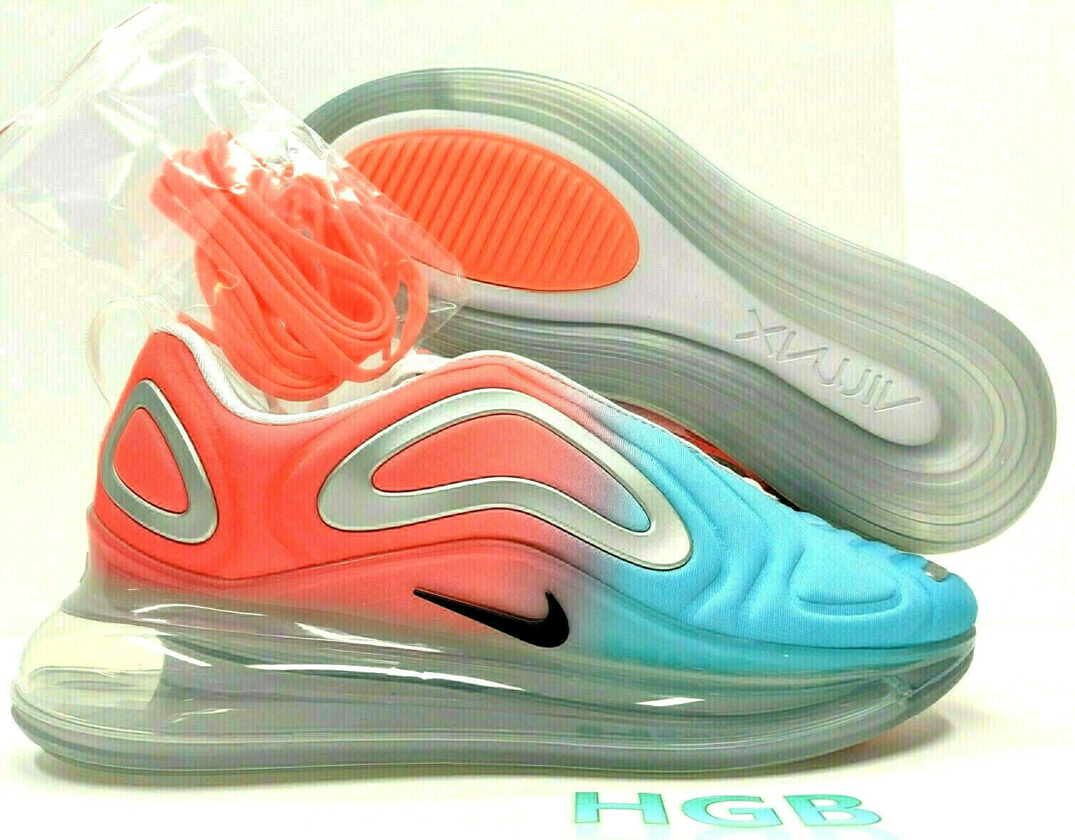 Nike Air Max 720 Women's Pink Sea Blue Running Training Shoes Gym