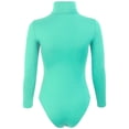 thumbnail image 3 of KOGMO Womens Turtleneck Bodysuit with Snap Button Closure, 3 of 6