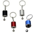 thumbnail image 1 of Xotic Tech Blue Metal Keychain Gear Shift Box Style 6-Speed Fob Ring for All Keys, 1 of 4