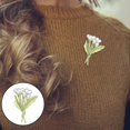thumbnail image 4 of Broche de Ginkgo con Hoja de Metal de Moda, Alfileres , Hebilla de Bufanda para Cumpleaños de Mujer - Salvador alfiler de hebilla de bufanda, 4 of 10