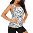 thumbnail image 2 of Fotbe winter Ski Element Blusas Sin Mangas para Mujer – Estilo Casual, Corte Suelto, Slim-Fit, Cuello Redondo Deportivo, Tops de Verano para Gimnasio y Yoga-Medium, 2 of 7