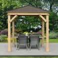 thumbnail image 2 of Yardistry 8' x 8' Meridian Gazebo, 2 of 9
