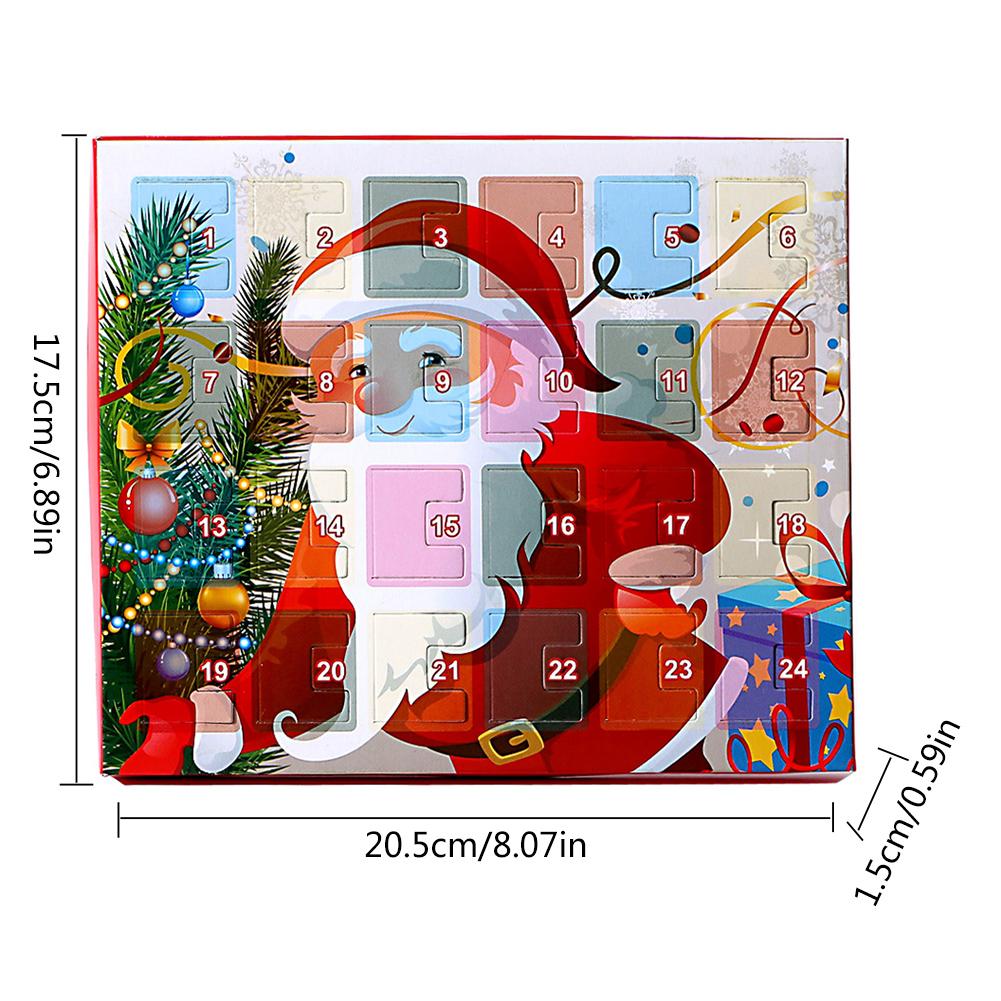 Ankishi Christmas Advent Calendar Jewelry Gift Box Diy Bracelet Necklace Accessory Set For Girls Walmart Com Walmart Com