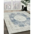 thumbnail image 3 of Ahgly Company Machine Washable Indoor Square Traditional Dark Goldray Area Rugs, 3' Square, 3 of 7