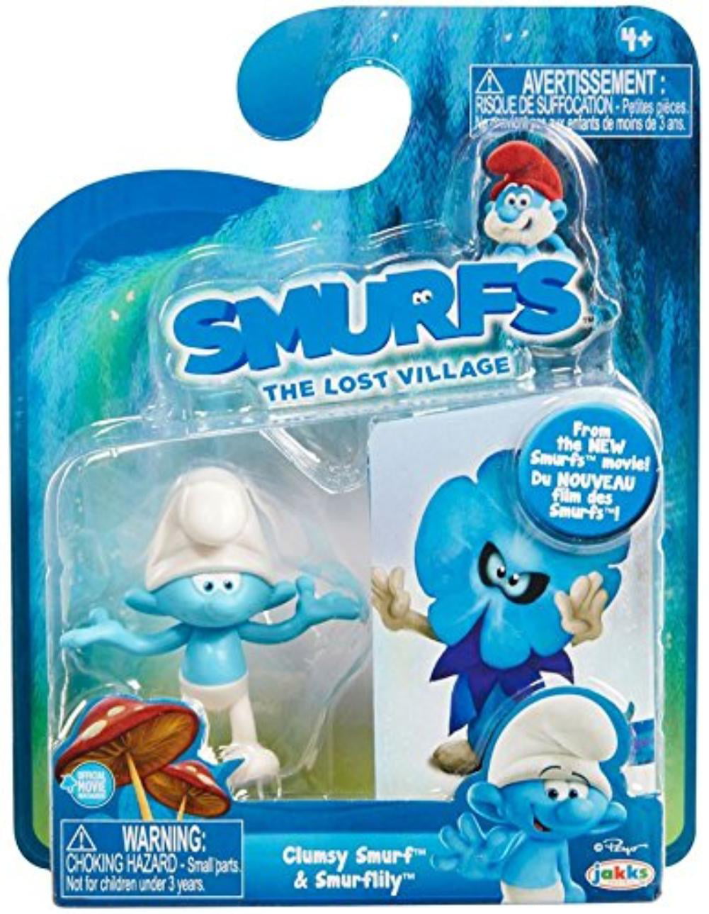 L Smurfs Figures Clumsy And Smurflily New 