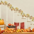 thumbnail image 2 of Cheapark Simulated Maple Leaf Vines - Realistic Leaves For Halloween & Thanksgiving Festival Decor, Ideal For Room & Living Room Scene Layout, Enhances Fall Home Ambiance, 2 of 6