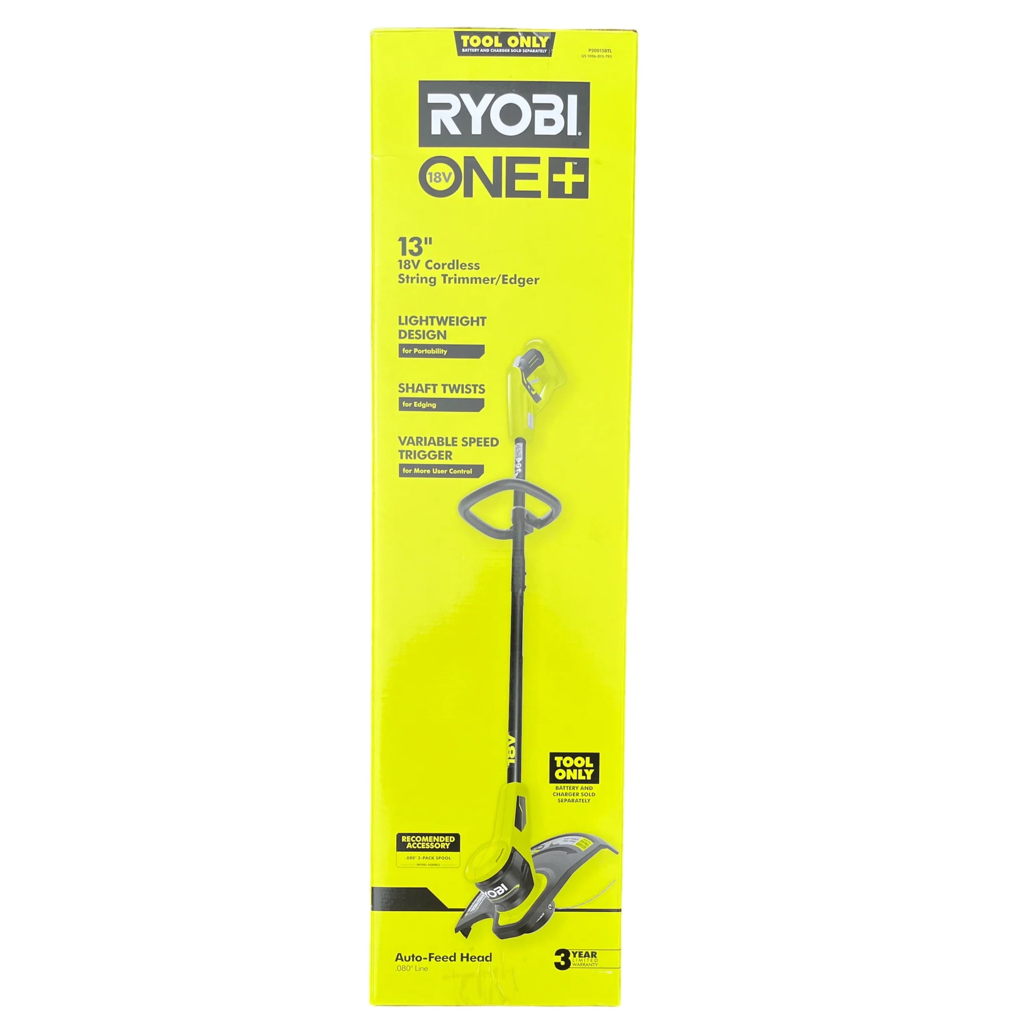 ONE+ 18-Volt 13 in. Cordless Battery String Trimmer (Tool Only) - Factory Reconditioned