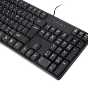 Ergonomic Corded Keyboard With Arabic English Layout And Durability ABS Keypad 104Keys For Business Use
