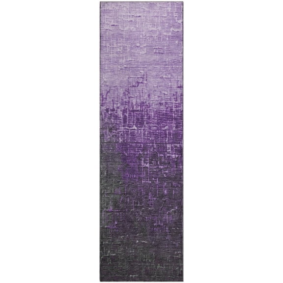 Dalyn Rugs Premium Machine Washable Mayfield AMF1066 Purple 2'3" x 7'6" Runner Rug