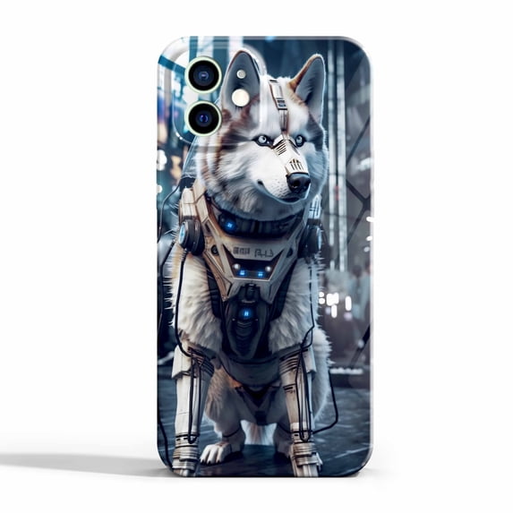Arm Dog Case Compatible with iPhone 12 Mini,Aesthetic Art Design Full Cover Protective Case