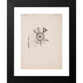 thumbnail image 2 of Frederic Remington 14x18 Black Modern Framed Museum Art Print Titled - A Decoration on Robe (1891), 2 of 5