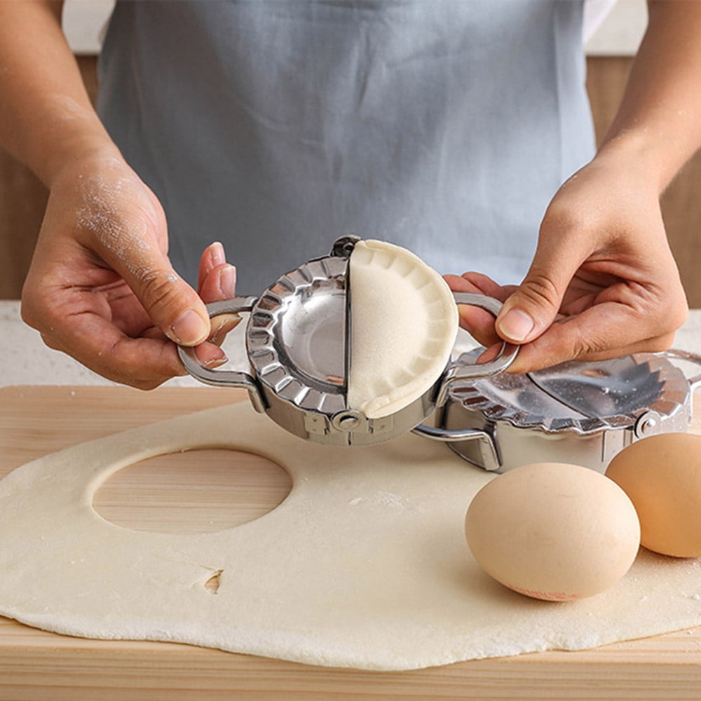 Dumpling Maker Mould Dough Presser Stainless Steel Wraper &Cutter Kitchen Tools 