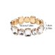 thumbnail image 4 of Elegante Pulsera de Cristal Corazón Geométrico Europea y de Moda Joyería de Cristal Elástico para Mujeres, 4 of 8