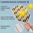 thumbnail image 4 of Pickleball Paddles Set Of 1, Fiberglass Surface, Colorful Lines Print, 1 Paddle, 2 Balls & Bag, 4 of 5