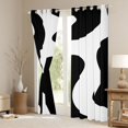 thumbnail image 3 of Homewish Contemporary Art Boho Blackout Curtains Set of 2 (52x84 Each),Geometric Striped Square Window Curtains,White Black Curtains and Drapes For Boys Teens,Breathable Home Decor, 3 of 6
