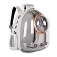 thumbnail image 2 of DOLITY Pet Carrier Backpack Capsule Travel Dog Cat Bag Breathable Astronaut Gray, 2 of 8