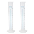 thumbnail image 1 of 2X 500 Ml Plastic Transparent Graduated Tube., 1 of 5