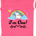 thumbnail image 4 of Inktastic 1st Birthday Unicorn Rainbow 1 Year Old Party Girls Baby Bodysuit, 4 of 5