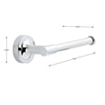 thumbnail image 3 of Franklin Brass VOI51-PC Vison Moderne Porte-Papier Toilette Simple Bras, Chrome Poli, 3 of 4