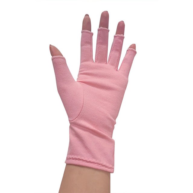 Guantes de medio dedo para el cuidado de la salud con fibra de cobre para deportes de interior, guantes de entrenamiento de rehabilitación, guantes de presión para las articulaciones, inflamación