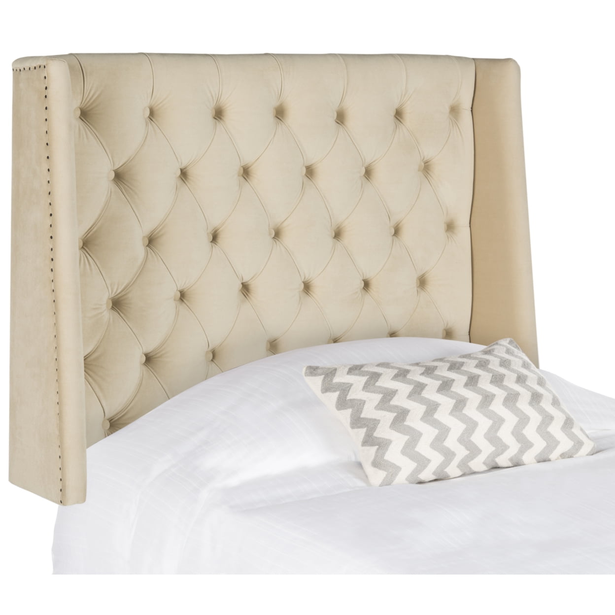Safavieh Lamar Classic Modern Tufted Headboard, Twin, Buckwheat