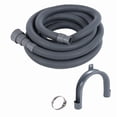 thumbnail image 3 of Juego de Extensión Manguera Desagüe Lavadora Universal 13 Pies, Incluye Conector Soporte y Abrazaderas Mangueras, 3 of 5