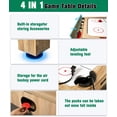 thumbnail image 3 of STICCIO 7-Foot 4-in-1 Multi-Functional Game Table, Billiard balls/Ping Pong/Air Hockey/Dining, Full Accessories, Resin/Maple/MDF, Home/Game Room., 3 of 8