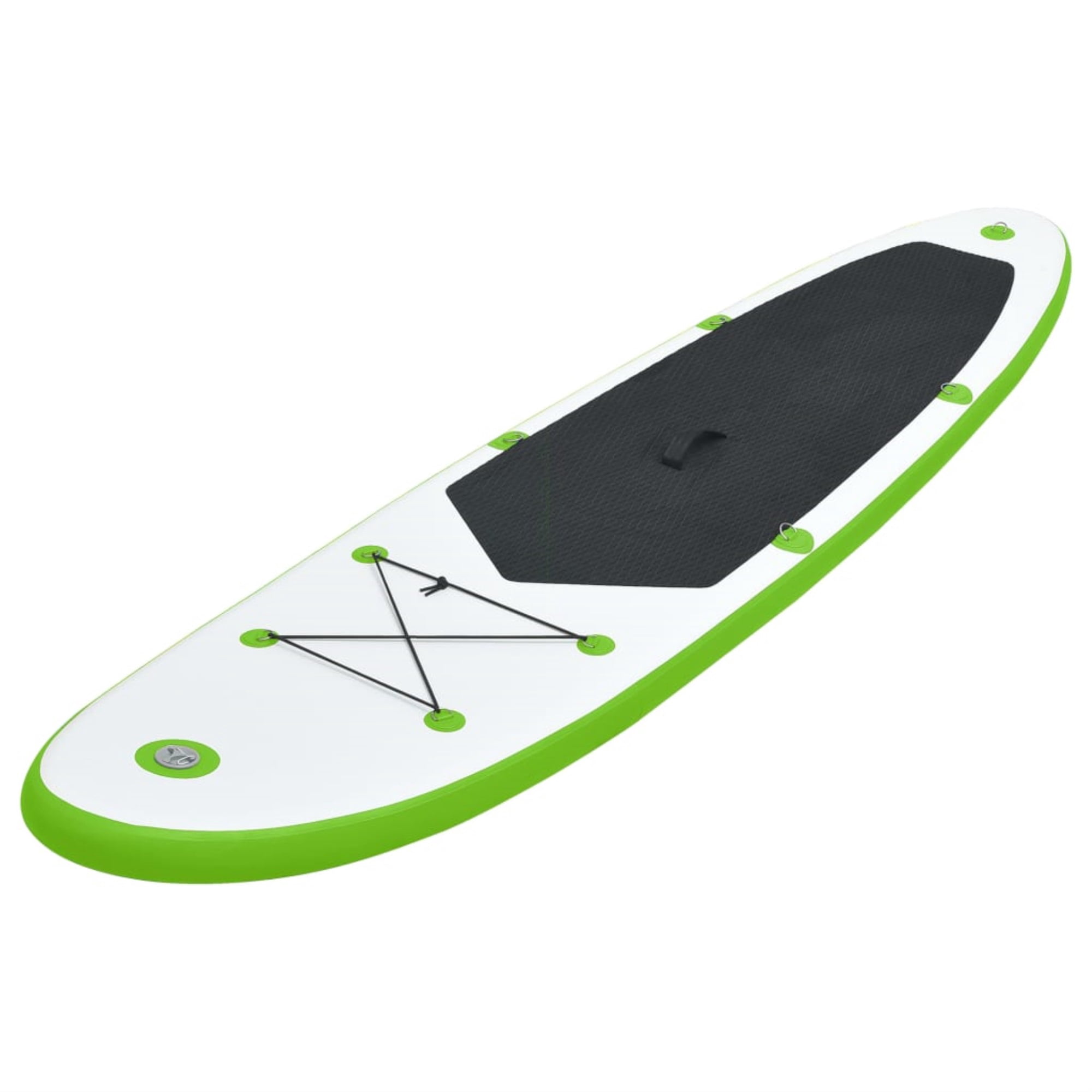 Casafoyer Inflatable Stand Up Paddleboard Set Green and White