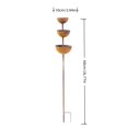 thumbnail image 3 of MKHSQHDG Today's Deals Rain Catcher Support， Metal Garden Ornament, 3 of 9