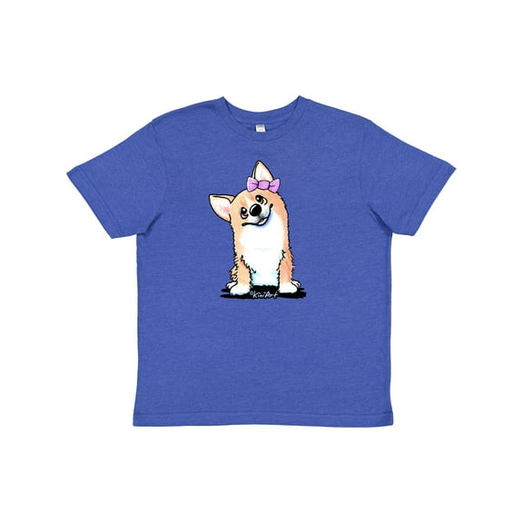 Inktastic Corgi Puppy Girl Youth T-Shirt