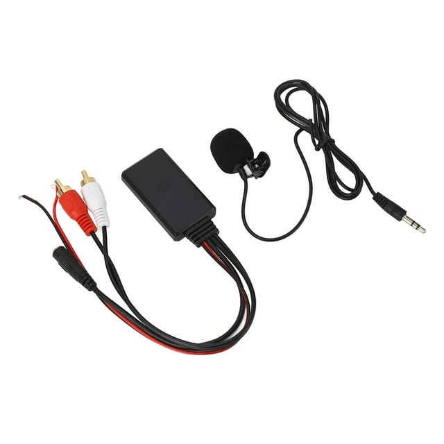 AUX Cable Adapter, Wireless ABS Lightweight 2 AUX Module Stereo Radio Portable for Auto