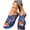Blue, variant on Fashion Dressy Indoor/Outdoor Slides, Women's Summer Flat Slide Sandals Open Toe Casual Comfortable Slip On Mule Shoes for Beach Vacation Yoga Walking, Hot Pink 8