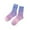 Blue, variant on UAMVSH Wool Socks for Women Winter Warm Thick Knit Cozy Crew Socks Thermal Mid Tube Soft Ladies Socks