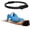 Sure-Grip Black, variant on PETGLE Pilates Ring Fitness Circle - Lightweight & Durable Foam Padded Handles, Flexible Resistance Exercise Equipment for Toning Arms, Thighs/Legs & Core