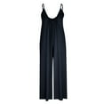 thumbnail image 4 of lulshou Jumpsuits for Women, Women Summer European and Sling Solid Pocket Casual Jumpsuit Women's Jumpsuits, Rompers & Overalls, Navy S, 4 of 6