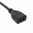 thumbnail image 2 of JSER Right Angled 90 Degree Connector HDMI 1.4 with Ethernet 3D Type A male to A female Extension Cable 0.5m, 2 of 7