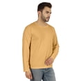 thumbnail image 2 of Inkmeso Men's Long Sleeve Cotton Basic Shirt Lightweight Solid T-Shirts, 2 of 7