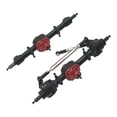 thumbnail image 2 of Yinanstore RC Front Rear Axle Housing Upgrades Kits Durable DIY Accs Spare Parts Spare Model Toy for D90 MN82 D96 MN78 1:12 Scale RC , Black Front Rear, 2 of 8