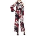 thumbnail image 3 of Rachel Roy Womens Cold-Shoulder Jumpsuit, Red, 0, 3 of 3