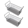 thumbnail image 1 of 2Pcs Black Metal Wire Storage Rack Stackable Chest Freezer Organizer Bins for Fruits, Vegetables, Yogurt, Snacks, Sauces, Jellies, Toys or Crafts, Easy to Clean, 1 of 7