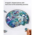 thumbnail image 6 of Acrylic Puzzle Suncatcher for Window Hanging, 83 Pcs Stained Glass Window Hanging, Butterfly Puzzles Sun Catcher Garden Decoration for Women Men Mom Birthday Gift Home Decor, 6 of 6