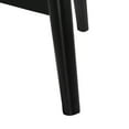thumbnail image 6 of GDF Studio Acamar Polyester and Birch Wishbone Accent Chair, White + Black, 6 of 13