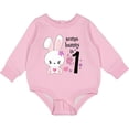 thumbnail image 2 of Inktastic Somebunny is One First Birthday Bunny Baby Fleece Bodysuit, 2 of 4