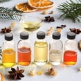 thumbnail image 6 of Deally 2 oz Small Glass Bottles - 12 Pack Glass Containers with Lids and 3 Funnels, 60ml Boston Shot Bottles for Health, Immunity, Potion, Sample - Mini Personal Care & Beauty Travel Bottle, 6 of 7