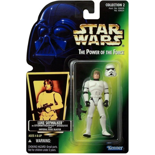 star wars the power of the force luke skywalker action figure