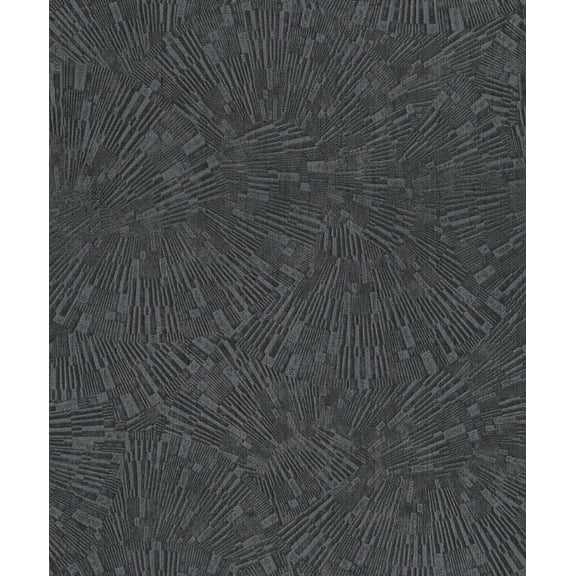 Advantage Agassiz Black Burst Wallpaper, 20.9-in by 33-ft, 57.48 sq. ft.